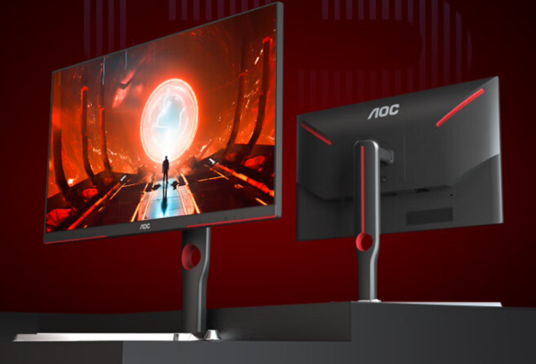 AOC U27G3XM monitor is listed with 4K QD-MiniLED panel, starting at 3499 RMB